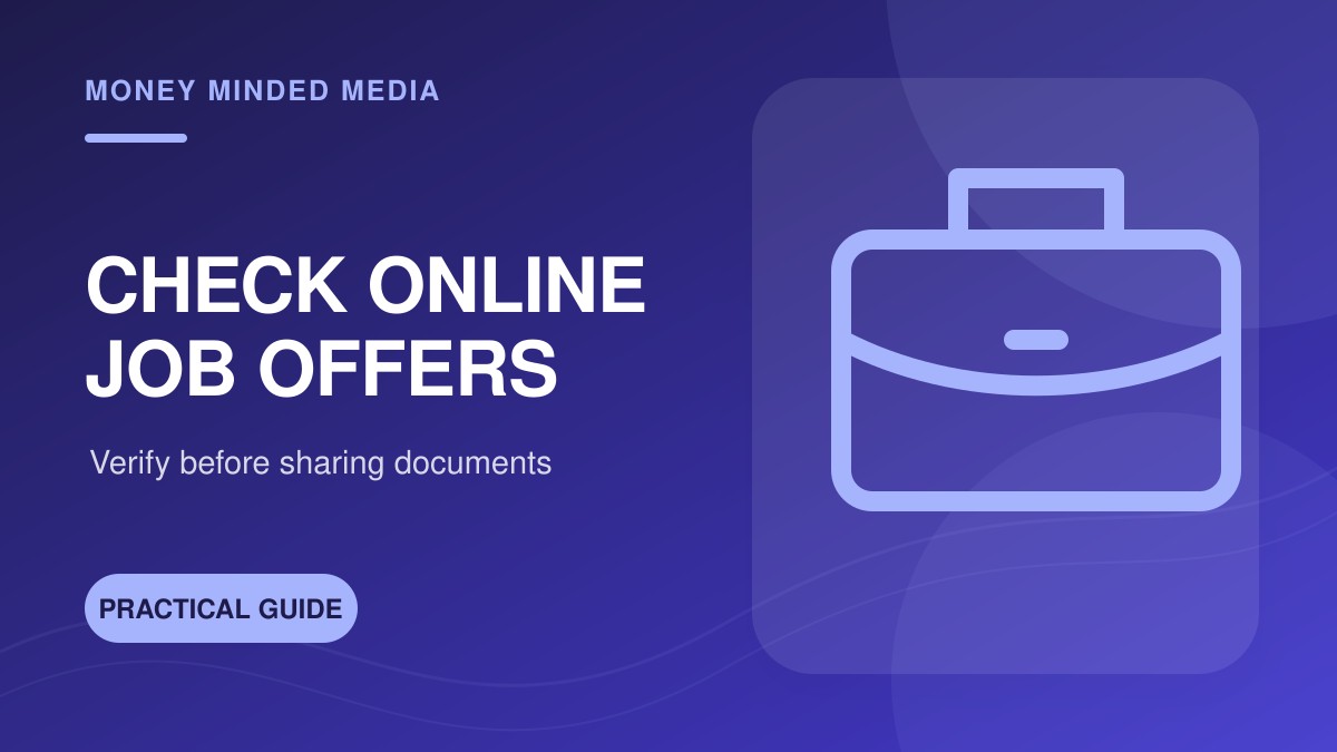 How to Check an Online Job Offer Before Sharing Documents
