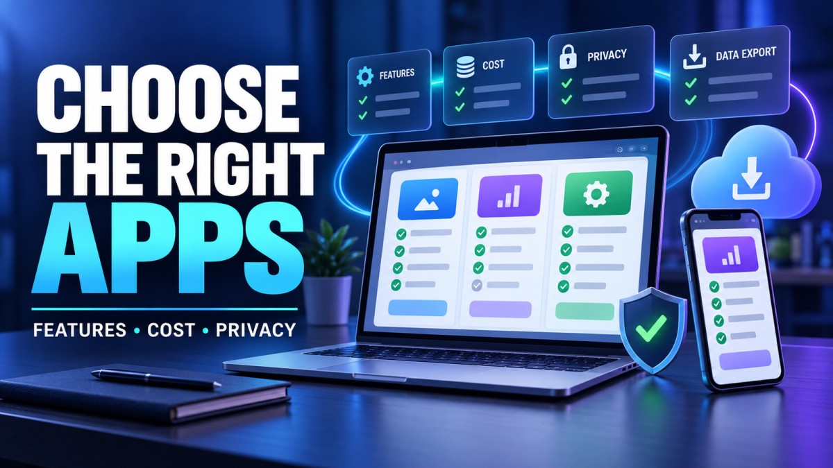 How to Choose the Right Software and Apps: Features, Cost and Privacy
