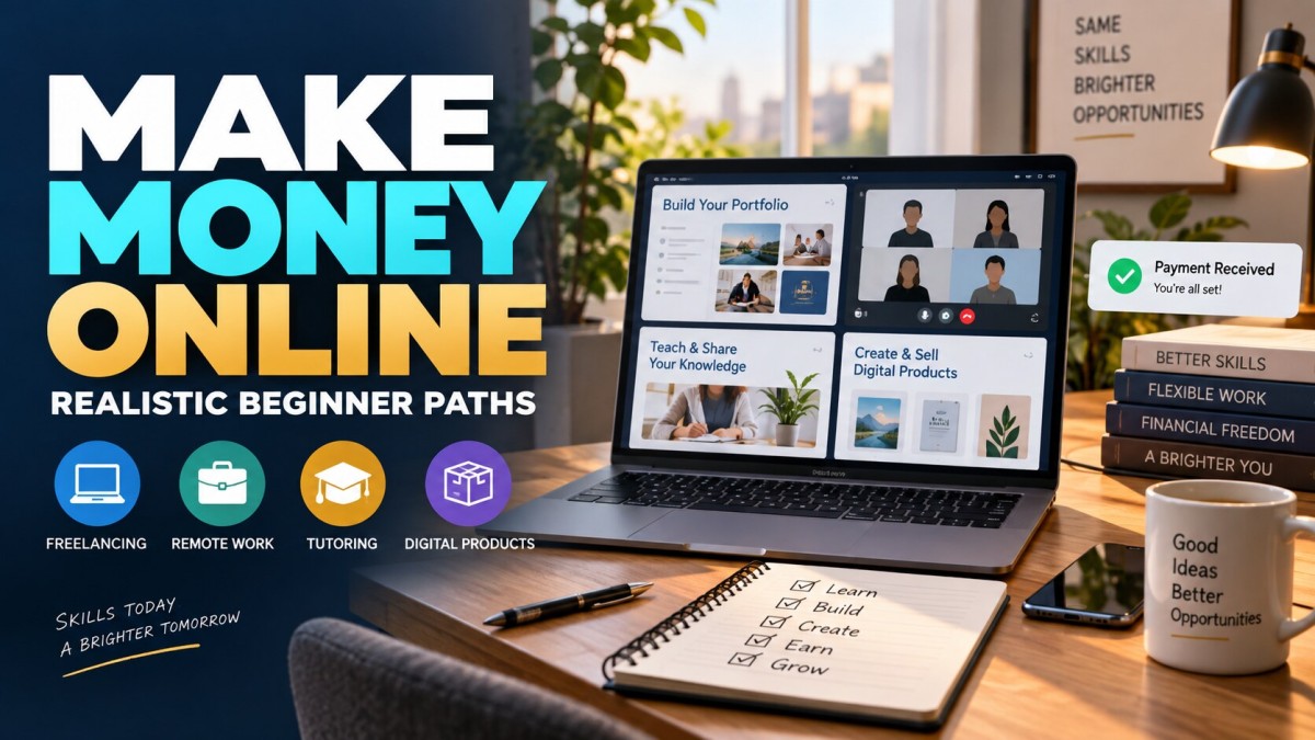How to Make Money Online: Realistic Beginner Paths and Safety Tips
