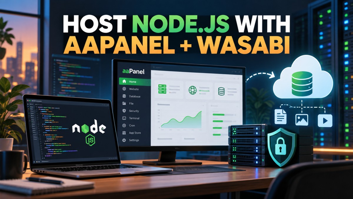 How to Host a Node.js App on aaPanel with Wasabi Cloud: A Practical Deployment Guide