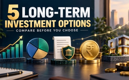 5 Long-Term Investment Options in India: A Practical Comparison