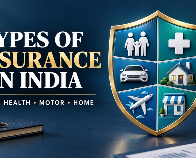 Types of Insurance in India: Life, Health, Motor, Home and More