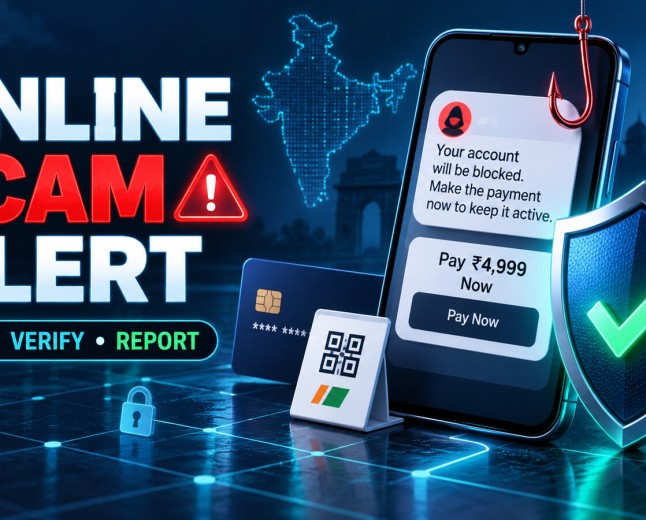 Online Scams in India: Warning Signs, UPI Safety and How to Report Fraud
