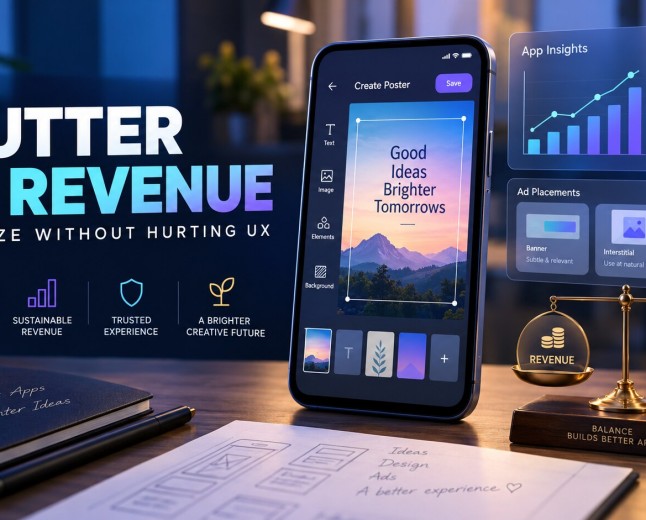 Flutter Poster Maker Monetization: Increase Ad Revenue Without Hurting UX