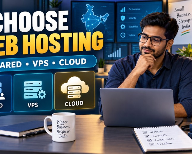 How to Choose Web Hosting in India: Shared, VPS or Cloud?
